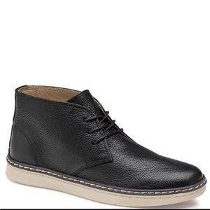 JOHNSTON & MURPHY boys leather ankle boots size 4